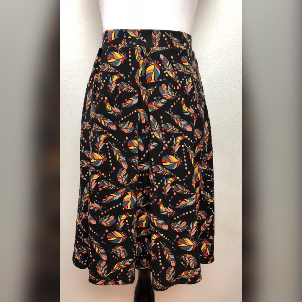 A-line pleated skirt